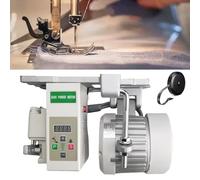 Máquina de coser servomotor CA 110 V, 750 W, 1 HP, motor industrial sin escobillas con bobinas de cobre puro, silencio de ahorro de energía (blanco, 750 W)