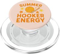 Máquina de Coser Summer H0oker Energy Bright Crochet Vibes, juguetona PopSockets PopGrip para MagSafe