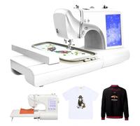 Máquina De Coser Y Bordar Computarizada Para El Hogar, 132 Puntadas, 398 Diseños Integrados, Transferencia USB, Cambio De 11 Idiomas, Máquina De Bordar Con Pantalla Digital De 7 Pulgadas