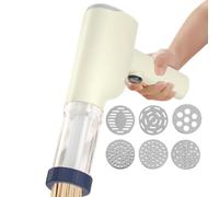 Máquina de creación de pasta eléctrica | Tallarines eléctricos Prensa automática Máquina de creación de pasta | 6 moldes diferentes moldes inalámbricos de pasta fideos fideos de pasta hecho ma