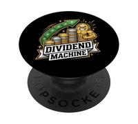 Máquina de Crecimiento de dividendos Libertad financiera PopSockets PopGrip Adhesivo