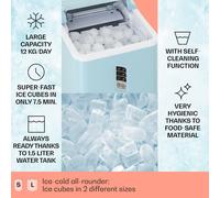 Máquina de cubitos de hielo Albaron Bullet ice 12 kg / 24 h 1,5 l Pantalla