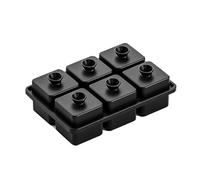 Máquina de cubitos de hielo grabados con cavidades en forma de esferas que garantiza la liberación de whisky, piedra y bebida mixta, moldes de bolas de hielo grabados eficientemente