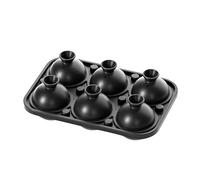 Máquina de cubitos de hielo grabados con cavidades en forma de esferas que garantiza la liberación para whisky, piedra y bebida mixta, moldes de cubitos de hielo cortados con cristal