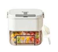 Máquina de - Cubo de Hielo Reutilizable Con Tapa | Molde De Cubo De Hielo PP+PET Para Almacenamiento En El Congelador Y Fácil Preparación De Hielo | Îce Maker Box Para Cócteles De Whisky, Café