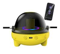 Máquina de cuerda de saltar | Contador inteligente de saltos con música - 10 velocidades ajustables inalámbricas para yoga, fitness, hogar, gimnasio, gimnasio, entrenamiento