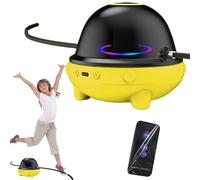 Máquina de cuerda de saltar - Contador inteligente de saltos con música | Máquina de cuerda de saltar inteligente inalámbrica con control remoto ajustable de 10 velocidades para gimnasio