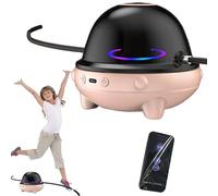 Máquina de Cuerda de Saltar Inteligente | Contador Recargable para Saltar con Música | Cuerda de Inalámbrica Ajustable en 10 Velocidades para Yoga, Fitness, Hogar, Gimnasio y Entrenamiento