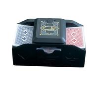 Máquina de de eléctrica, barajador automático de cartas, máquina barajadora de con pilas, barajador rápido de 2 para personas mayores, adultos, blackjack, Texas Hold'em