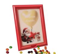 Máquina De De Navidad | Práctico Marco para Dispensador De Caramelos | Marco De Fotos Candy De Distribución Rápida | para Cocina, Estante De Dormitorio, Entrada, Cumpleaños, Mesa,