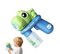 Máquina de de pompas de jabón - Soplador de Espuma a batería, máquina de soplado Manual a Prueba de Fugas con diseño de Dinosaurio | para niños de 3 a 8 años Nocturna al Aire Libre Boda