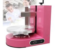 Máquina de decoración de pasteles, herramienta automática para untar helado con pantalla LCD para uso doméstico y profesional, adecuada para pasteles de mesa de 4 a 12 pulgadas