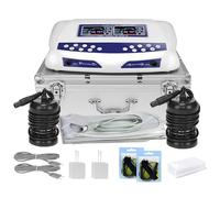 Máquina de desintoxicación de baño iónico de pies, limpieza iónica profesional dual de desintoxicación iónica para baño de pies, sistema de limpieza de spa de iones para uso doméstico, 8 modos,