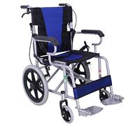 Máquina De Desplazamiento De Silla De Ruedas Móvil Cómoda Al Aire Libre, Carrito De Scooter Portátil Manual De Empuje para Personas Mayores con Luz Plegable,Portátil