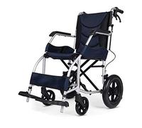 Máquina de desplazamiento de silla de ruedas móvil cómoda para exteriores, estilo propio, carrito ligero plegable de aleación de aluminio para personas mayores/discapacitadas, scooter de viaje portát