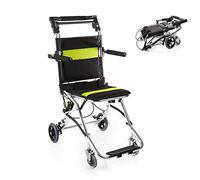 Máquina De Desplazamiento De Silla De Ruedas Móvil Cómoda Y Plegable Portátil Para Viajes Al Aire Libre, Transporte De Aleación De Aluminio Ultraligero Desplazamiento De Silla De Ruedas Móvil Cómoda