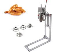 Máquina de donas manual comercial de acero inoxidable para rellenar postres, manivela de mano, máquina de frutas latinas para uso comercial y doméstico
