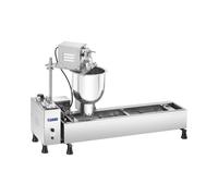 Máquina de donuts - 10 L - 3000 W - 450 donuts/h - grifo de vaciado - Royal Catering