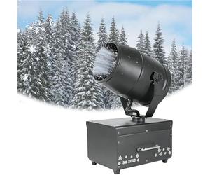 Máquina de efecto de escena de nieve en vivo, máquina de soplado de nieve artificial para bodas, máquina para fabricar nieve en interiores y exteriores de alta potencia.