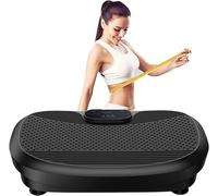 Máquina de ejercicio de placa de vibración 4D de triple motor, plataforma avanzada para pérdida de peso y modelado con tecnología de oscilación, lineal, pulsación y movimiento 4D