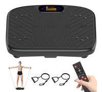 Máquina de Ejercicio de Placa vibratoria, Plataforma de Placa vibratoria para Drenaje linfático con 200 velocidades Ajustables, Placa de vibración de Potencia para pérdida de Peso y Fitness, soporta