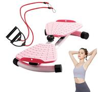 Máquina de Ejercicios con Giro, Tabla de Ejercicios con Giro, Entrenador de Fitness AB Force, Tabla de Ejercicios con Giro silenciosa y Antideslizante con Bandas de Resistencia, eq