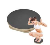 Máquina de ejercicios giratorios, placa giratoria de madera grande, tabla giratoria de madera para equilibrar la cintura, disco giratorio de madera maciza antideslizante para el hogar y el fitness