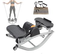 Máquina de Ejercicios Rock Stepper, Máquina de Ejercicios de Fitness con Movimiento Lateral, Entrenador de Ejercicios para tonificar piernas y glúteos, Ideal para Mujeres y Hombres, Gimnasio