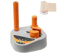 Máquina de embalaje con colchón de aire, equipo de embalaje inflable automático de 39,4 pies/min, temperatura/volumen de aire/velocidad ajustables, máquina portátil de plástico de burbujas