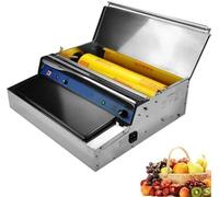 Máquina de embalaje de película adhesiva - Sellador manual de alimentos para carne y pescado, dispensador de envoltura de plástico comercial, herramienta eficiente de conservación de alimentos