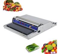 Máquina de embalaje manual de película adhesiva con temperatura ajustable, placa de calefacción integrada y material duradero para un sellado eficiente