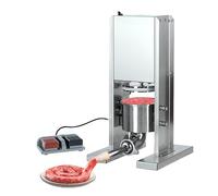 Maquina De Embutir Chorizos, Embutidora De Chorizos De Acero Inoxidable, Vertical Embutidora Electrica, Con 3 Tubos De Relleno, Capacidad De 2 L, Para Restaurante Hogar Cocina