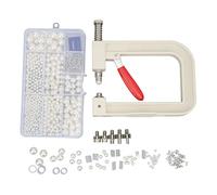 Máquina De Encaje Hecho A Mano De La Perla, Máquina Manual De Prensa De Mano Con Cuentas De Perlas Blancas