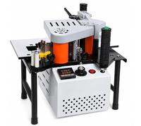 Máquina de encolado de bordes portátil, 1200 W de doble cara, calor y velocidad ajustables para bordes rectos, de arco y con forma, ideal para proyectos profesionales y de bricolaje