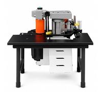 Máquina de encolado de bordes portátil, 1200 W de doble cara, calor y velocidad ajustables para bordes rectos, de arco y con forma, ideal para proyectos profesionales y de bricolaje