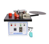 Máquina de encolado de bordes portátil de 1200 W para carpintería con control de velocidad para pegar curvas y rectas de doble cara, ancho de banda de 6 a 60 mm para suministros de construcción