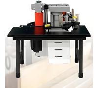 Máquina de encolado de bordes portátil para carpintería, encolado de doble cara con velocidad ajustable, ideal para aplicaciones de ángulo recto y curvas