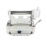 Máquina de encuadernación de libros con pegamento Manual 4 en 1 blanca, 160 libros con lomo de fresado, máquina de encuadernación más áspera for encuadernación de libros Para uso comercial