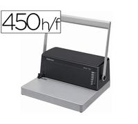 Encuadernadora para espiral fellowes esp-100 5:1 perfora 20 hojas tamaño a4 encuaderna 450h incluye alicates de corte