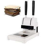 Máquina de encuadernación Hot Melt, perforadora manual de 30 mm de grosor para documentos, instalación rápida de 15 segundos, tiempo de precalentamiento de 2 a 4 minutos, hasta 300 hojas, para oficina