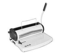 Máquina de Encuadernación, SG-T619 3:1 Máquina encuadernadora manual de papel con alambre de 34 agujeros Máquina encuadernadora manual de libros de ejercicios con alambre