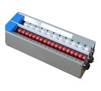 Máquina de enhebrado de cuentas de doble canal, máquina de encordado de cuentas, rango de cuentas de 3 a 17 mm, alineación automática de agujas, segura y rápida, para pulseras y collares