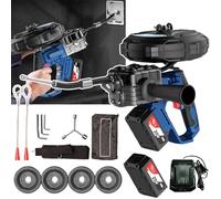 Máquina de enhebrar cables eléctrica portátil con motor sin escobillas y alimentación de batería para un fácil encordado de cables a través de paredes