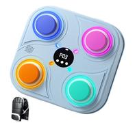 Máquina de entrenamiento de boxeo para niños - Máquina de boxeo musical con guantes, máquina de boxeo montada en la pared | Punzonadora musical, entrenador de boxeo, recargable usb sportplaygoe