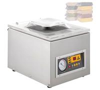 Máquina de envasado al vacío de cámara comercial, almacenamiento de alimentos líquidos sólidos con cortador, para seco, húmedo, aceitoso, polvo
