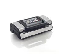 Máquina de envasado al vacío para uso intensivo Laica VT3120 con doble bomba, sellado doble para mayor seguridad, capacidad de aspiración 20 l/min, 130 W, incluye tubo para contenedores.