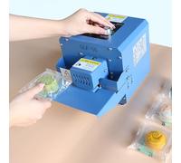 Máquina de envasado de sellado térmico, sellador automático de grado comercial para pasteles de yema de huevo, turrón, té, pasteles de luna