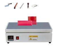 Máquina de envoltura de celofán de escritorio, selladora térmica ajustable de 0 a 300 ℃, envoltura manual para cigarrillos y perfumes, diseño anti-quemaduras, solución de embalaje eficiente (20 x 40