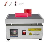 Máquina de envoltura de celofán de escritorio, selladora térmica ajustable de 0 a 300 ℃, envoltura manual para cigarrillos y perfumes, diseño anti-quemaduras, solución de embalaje eficiente (12 x 20