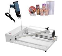 Máquina de Envoltura Retráctil con Pistola de Calor, Máquina de Envoltura Manual 2 en 1 para Embalaje de Cajas de Libros de Alimentos, Sellador de Película Retráctil,30cm